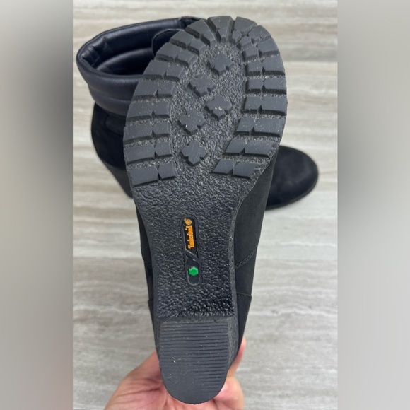 Timberland Tillston Black Nubuck Lace-Up 6in Boots Womens Size 8 - Picture 9 of 11